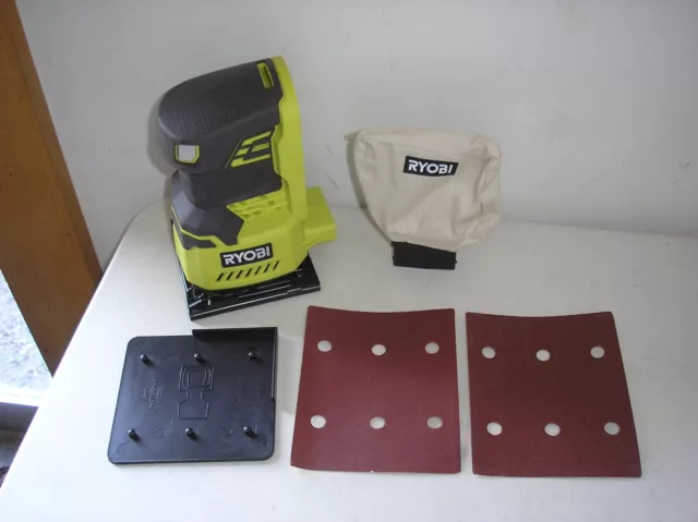 Lijadora De Hoja Ryobi One+ 18V 1/4" P440 Nueva / Caja Abierta