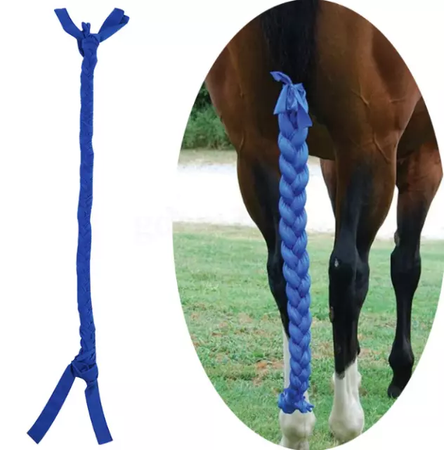 Horse Tail Anti-dirty Braided Tail Cover Protector Horsetail Protection W/Fring