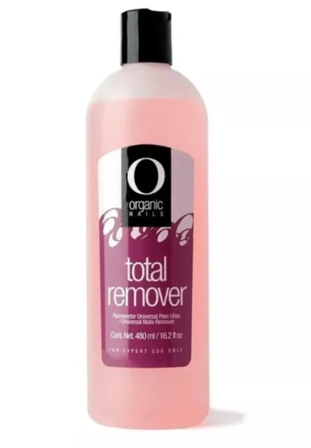 Organic Nails Total Remover 16 oz 480 ml Removedor Universal