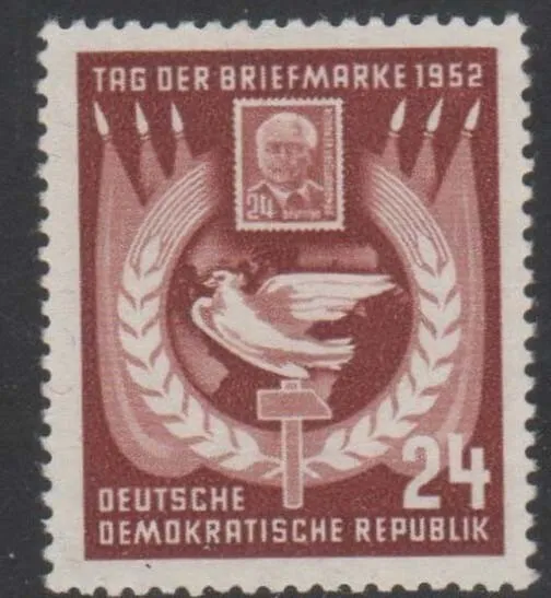 DDR 1952, Mi.-Nr. 319**, "Tag der Briefmarke 1952", postfrisch