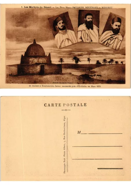 CPA AK ALGERIA - Les Martyrs du Désert - Paulmier - Bouchand - Menoret (774066)