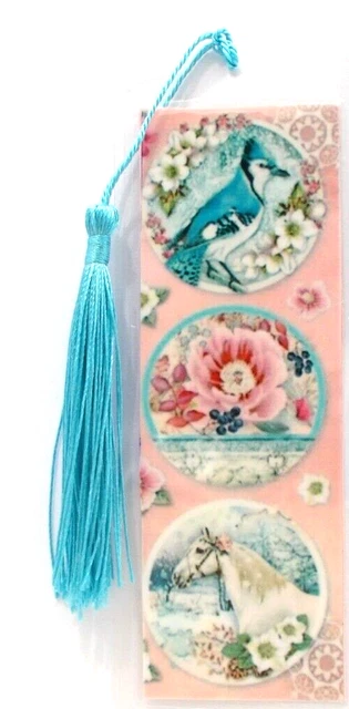 Bird/Flowers/Horse Vintage Unique Exquisite Laminated Bookmake Women