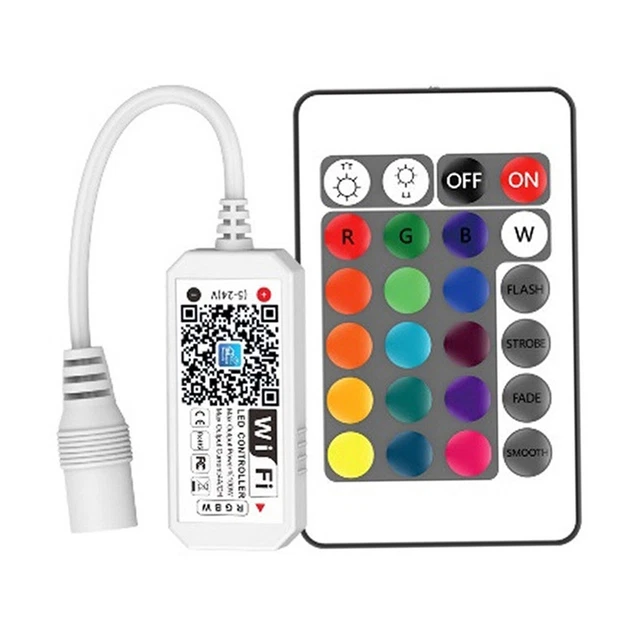 4CH WiFi Controller With Remote Control,RGBW Controller, Stepless Remote Control