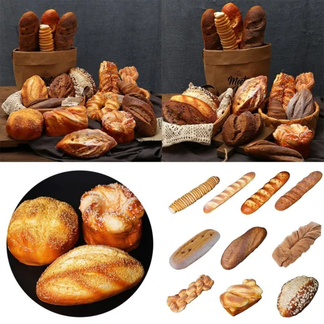 Scene Model Kitchen Toy Artificial  Bread Simulation Food Home Decoration