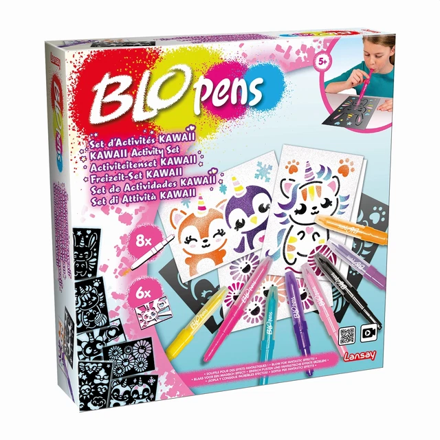 Blopens Sprühstifteset Kawaii Lansay Spiel Deutsch 2022 EAN 3181860235577