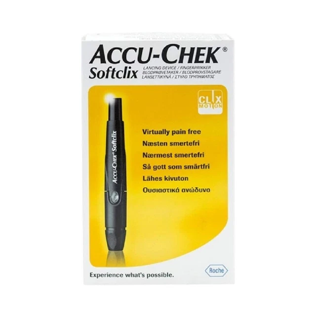 Accu-Chek SoftClix Stechhilfe + 25 Lanzetten Blutzuckerstift Accuchek