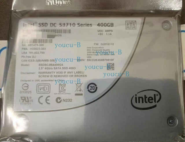 Disc Intel Ssd Dc S3710 Series 400gb 400GB Intel DC SSD Series