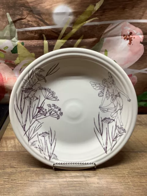 Fiestaware Sugar Plum Fairy Dinner Plate Fiesta Retired Rare 10.5 in