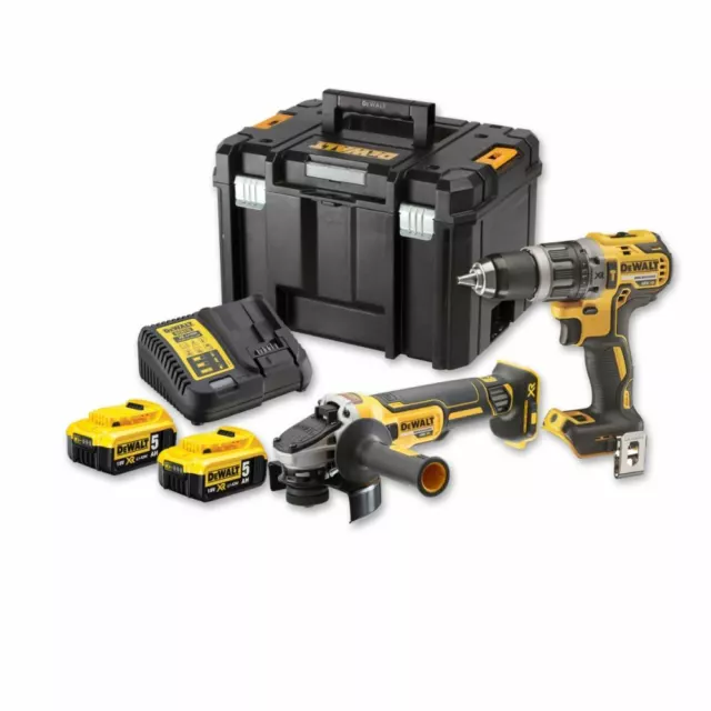 DEWALT 18V Akku-Kombopack (2-tlg) 2x Batterie 5 Ah