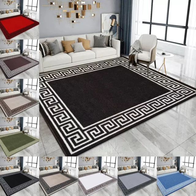 Greeky Rug Non Slip Water Absorbent Washable Area Rug for Living Room Bedroom