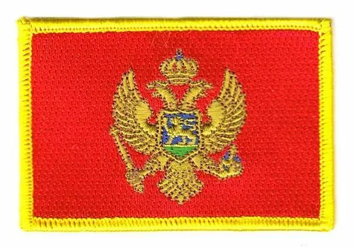 Aufnäher Montenegro Patch Flagge Fahne