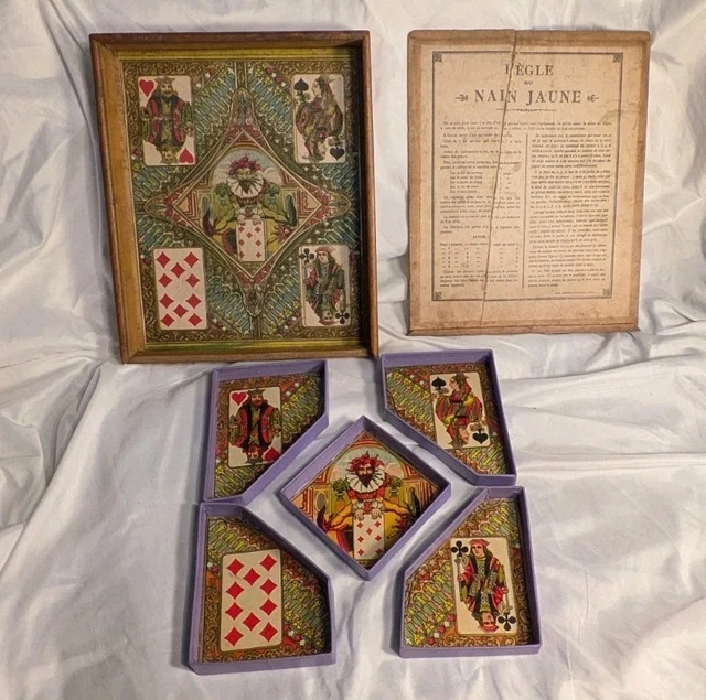 Jeu De Société NAIN JAUNE Ancien - Marque N.K. Paris, Vintage, Parfait Pour Collectionneurs
