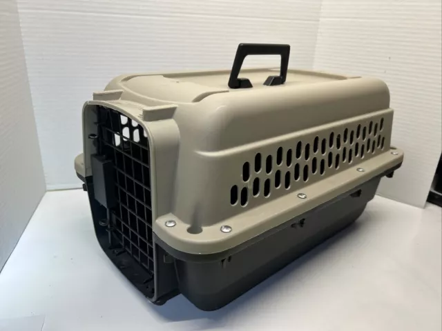 19”Pet Travel Kennel Small Dog Cat Crate Carrier Plastic Portable Cage Carry On