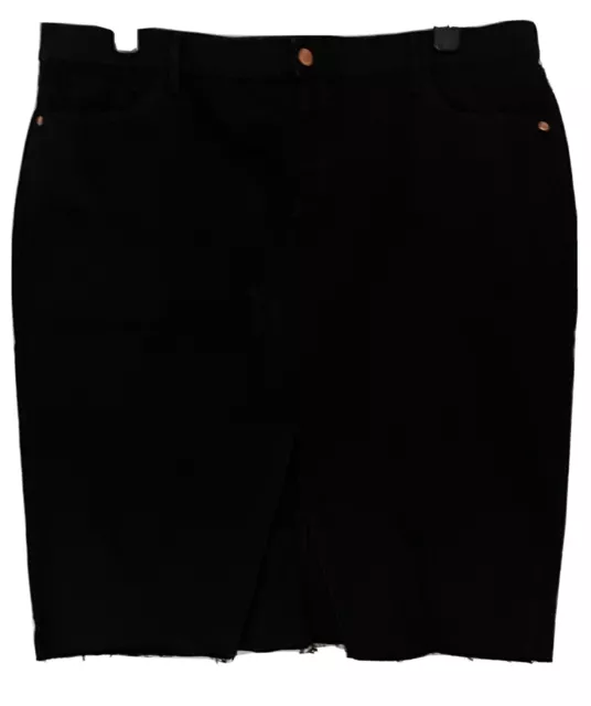 River Island Black Denim Skirt size 22. BN