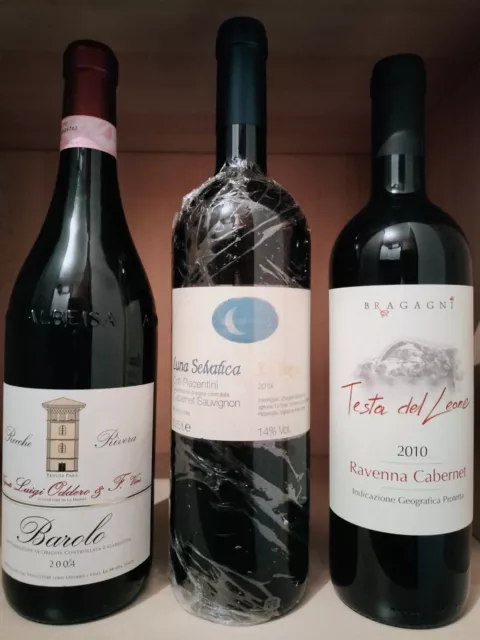 Barolo Rocche Rivera 2004 Oddero Luna Selvatica La Tosa 2013 Testa Del Leone '10