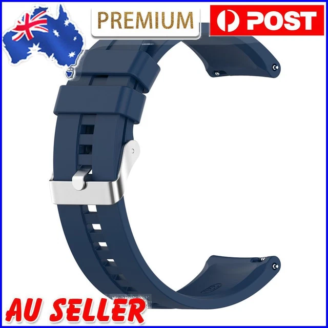 Silicone Band for Watch GT 2 42mm Galaxy Watch 3 (Dark Blue)