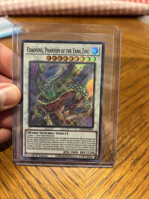 YuGiOh Kings Court Chaofeng, Phantom of the Yang Zing 1st Edition KICO-EN041