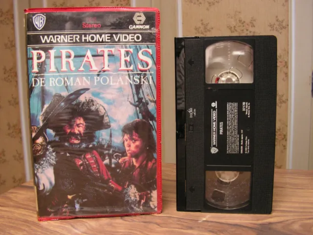 VHS  PIRATES  De Roman Polanski 1986 WB