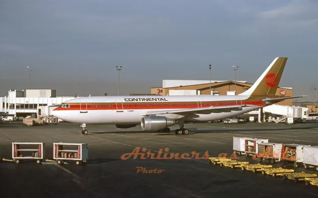 Continental Airlines Airbus A300B4 N971C at DEN in 1987 8"x12" Color Print