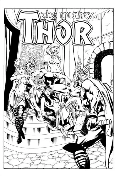 COVER COMMISSION! Original Art by MC Wyman