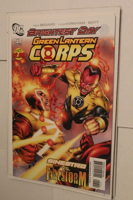 Green Lantern Corps #57 1:10 Variant NM DC Comics 2011 ED Benes Sinestro Cover