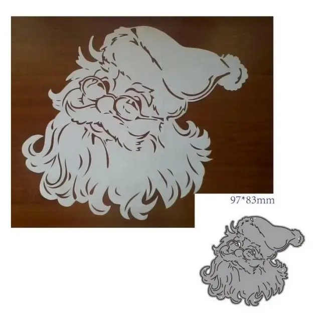 Christmas Metal Cutting Dies Santa Claus Scrapbook Paper Card Craft Cut Stencils