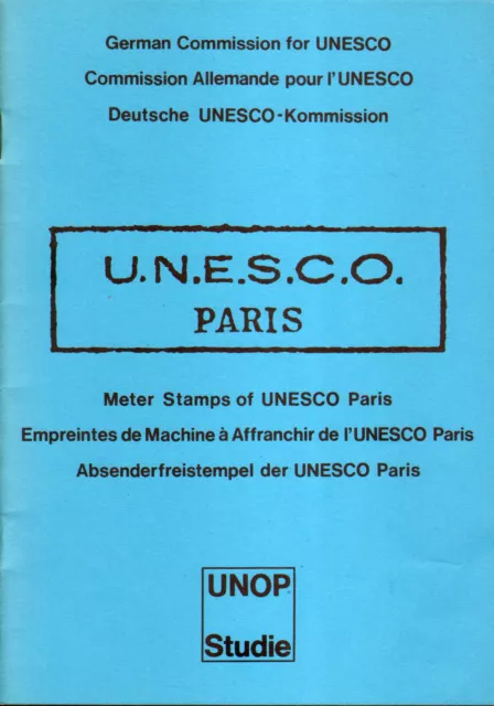 Cinque studi UNOP ""Nazioni Unite/Nazioni Unite"". Quaderni in buone condizioni.