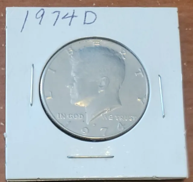 1974-D Kennedy Half Dollar Coin - Uncirculated Sealed No Reserve