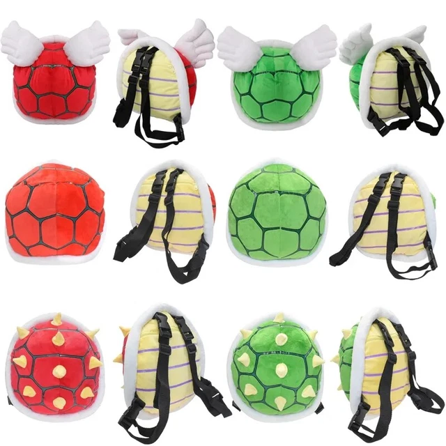 SUPER MARIO BROS Koopa Troopa Backpack Turtle Shell Stuffed Plush Toys ...