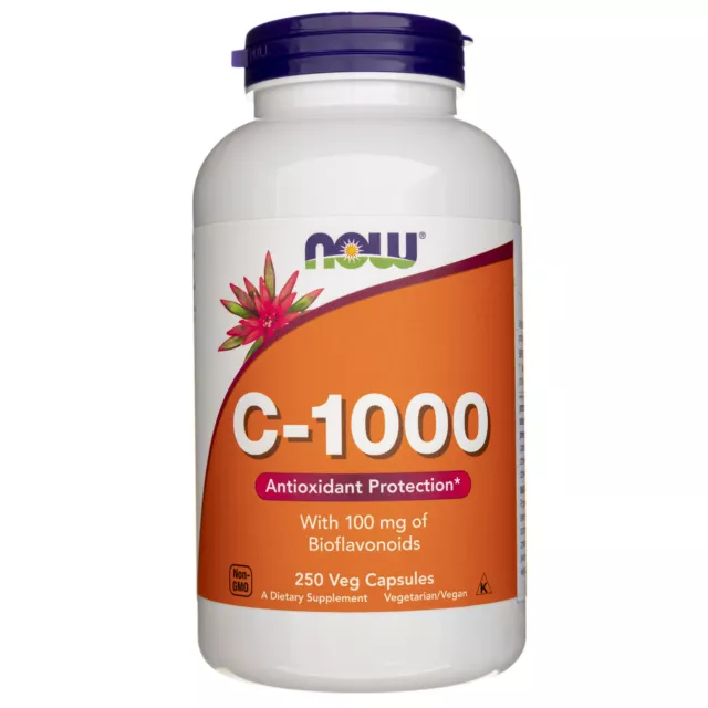 Now Foods Vitamina C-1000 con bioflavonoidi, 250 capsule
