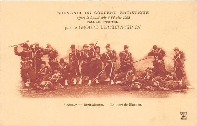 Cpa 54 Nancy Souvenir Du Concert Artistique Salle Poirel Par Le Groupe Blandan N