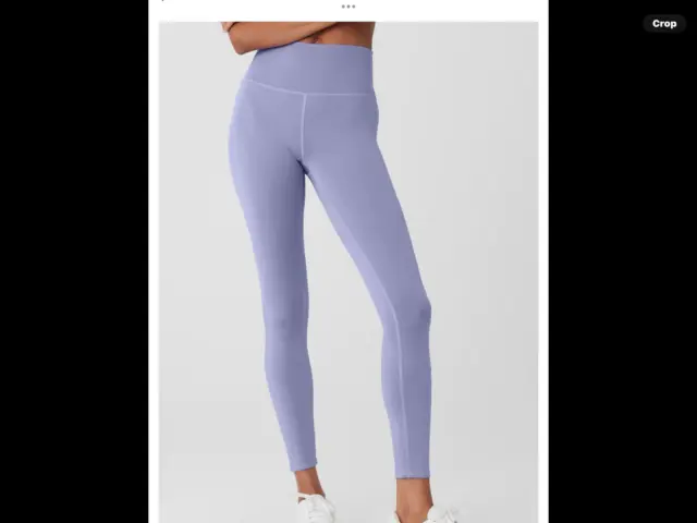 ALO YOGA 7/8 High-Waist Airlift Legging in Lilac Blue..NWT ,XS