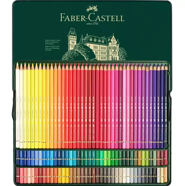 NEW 120 Faber-Castell WaterColour Albrecht Durer Coloured Colour Pencils Tin Set