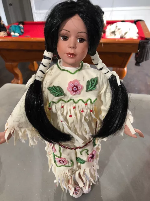 Paradise Galleries Treasury Collection Native American Doll