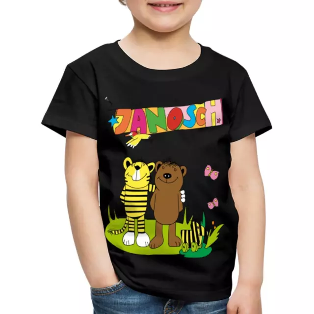 Janosch Tiger und Bär Freundschaft Kinder Premium T-Shirt