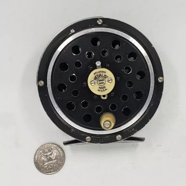 Vintage Pflueger Medalist 1495 1/2 Fly Reel fully Serviced USA