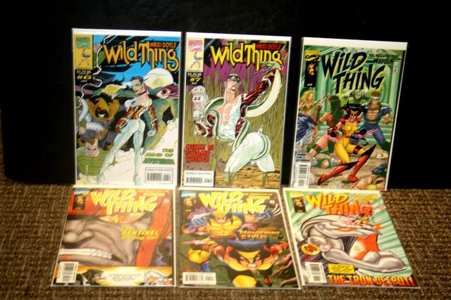 Marvel Comics Wild Thing mixed lot VVF/NM