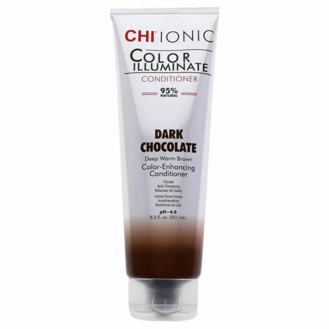 Ionic Color Illuminate Conditioner - Dark Chocolate by CHI - 8.5 oz Hair Color