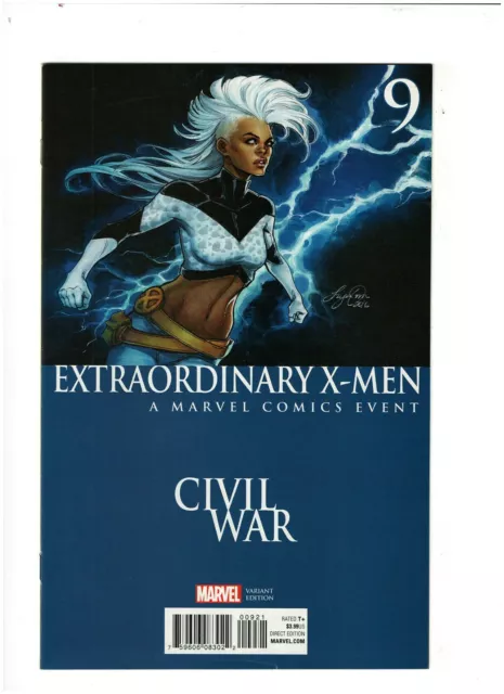 Extraordinary X-Men #9 VF+ 8.5 Marvel Comics 2016 Civl War Variant, Storm