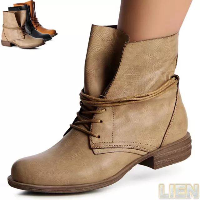 Chaussures Femme Travailleur Bottes Bottines Bottes à Lacets