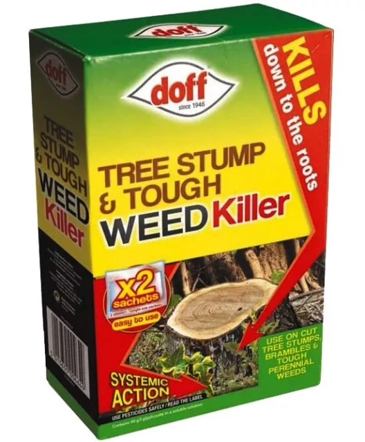 Deep Root Extra Tree Stump Weedkiller Very Strong Tough Weed Killer X2 80ml NEW