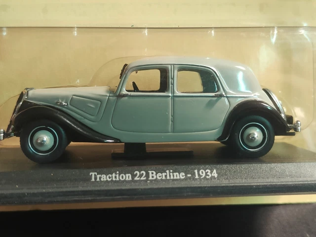 LA SAGA TRACTION 22 BERLINE 1934 CITROEN NEUVE  DINKY Norev ixo F1