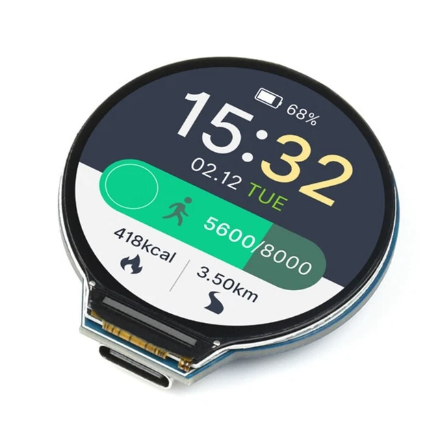 Per Scheda di Sviluppo RP2040 LCD Rotondo da 1,28 Pollici 240X240 Pixel Pro Y3C7