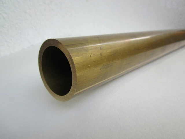 Produktbild von MACHSWON Messing-Rundrohr H65 – 3 Stück, 300 Mm Länge, 4 Mm Ø, 0,5 Mm Wandstärke – Nahtlos, Für Modellbau & DIY