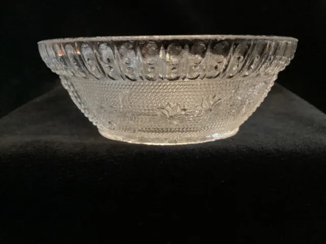 EAPG - Canton Glass Co. "Sparkling - Primrose" individual berry bowl