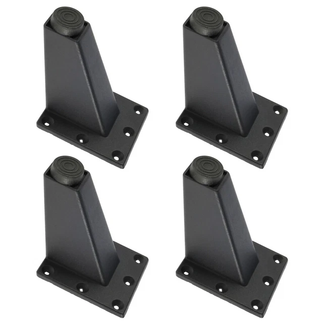 Gabinete de mesa de aleación de aluminio grueso para muebles de metal 4 piezas 8 cm T7P8