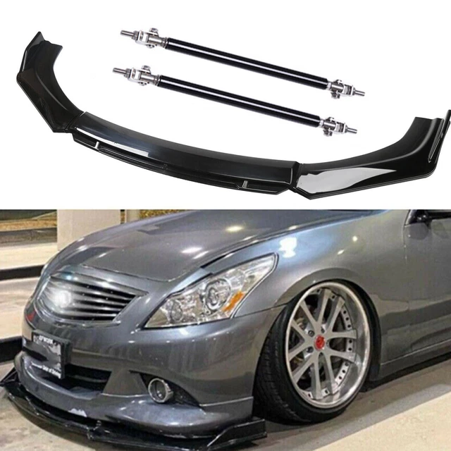 For Infiniti G35 Front Bumper Lip Spoiler Splitter Bod Kits Glossy Black