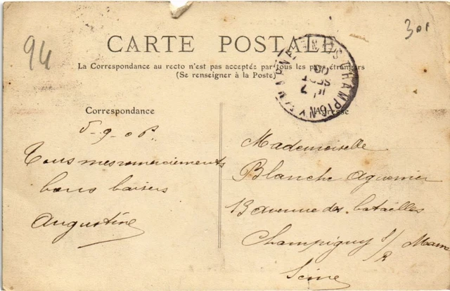CPA AK Joinville le Pont Bords de Marne, artistic view FRANCE (1283476) 2