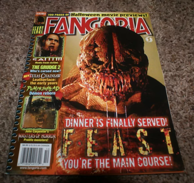 Fangoria Horror Magazine #257, Feast 2006 WELL PRESERVED OOP SAW III GRUDGE 2