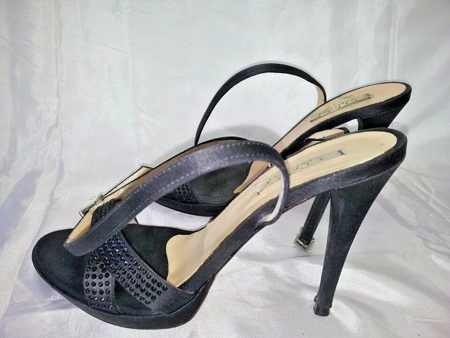 TIFFI SANDALI DONNA Gioiello Strass Tacco Alto Decollet Plateau